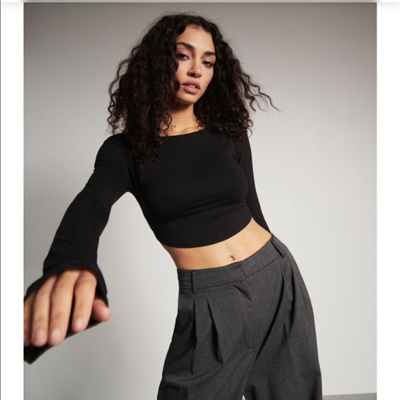 Dynamite Long Sleeve Micro Top - Picture 2 of 6